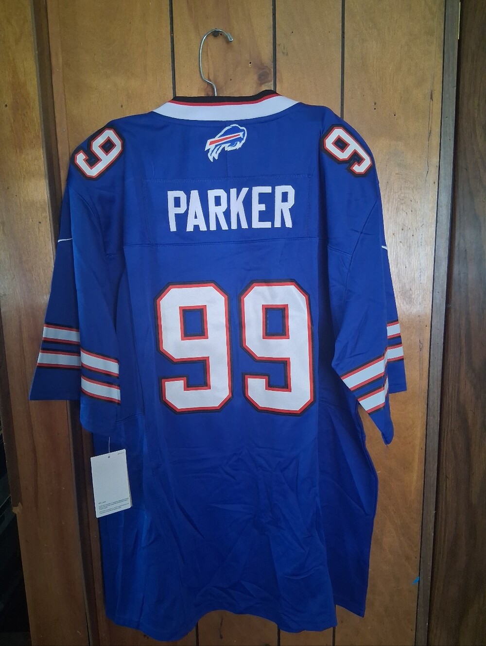 Mystery Sports Card With TJ Parker Buffalo Bills Xl Jersey
